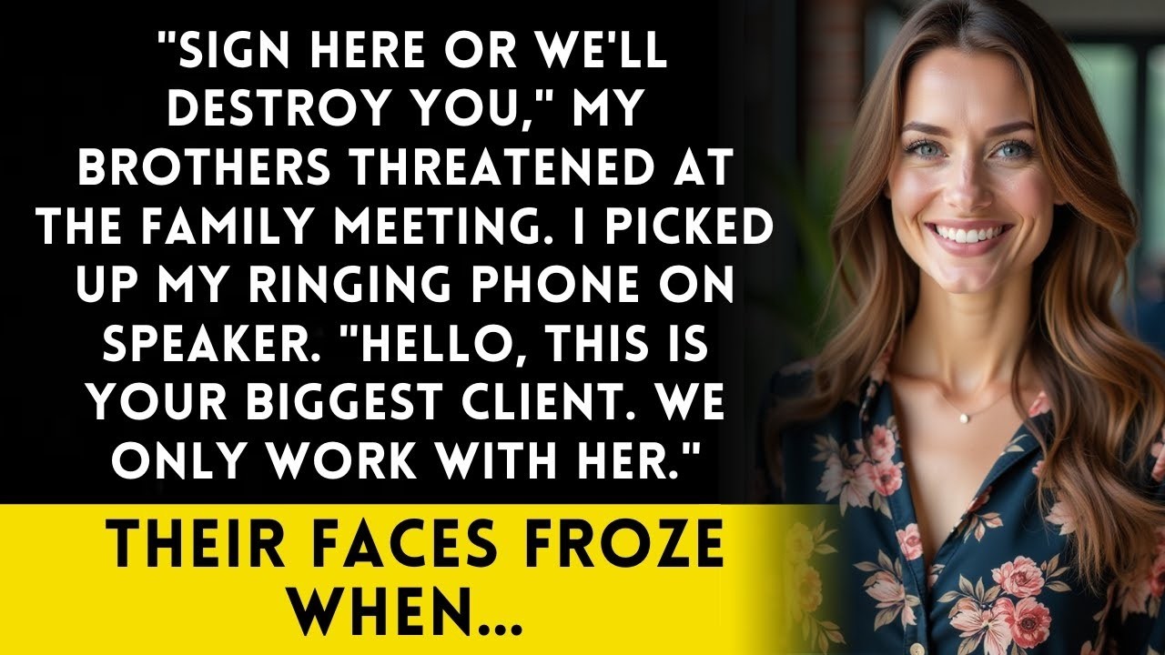 Sign Away Your Shares, My Brothers Demanded—Then Their Biggest Client Called Me