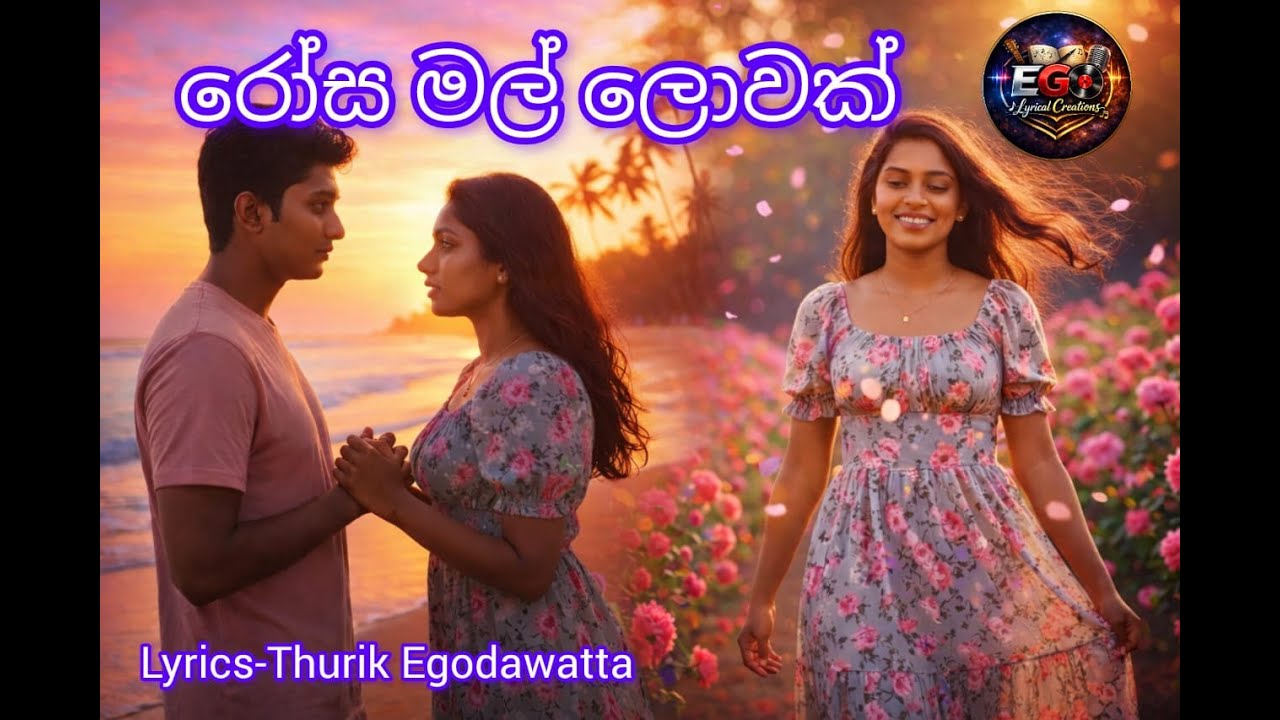 රෝස මල් ලොවක් තනා | Ma Nisansale | Sinhala Romantic  | EGO Lyrical Creations