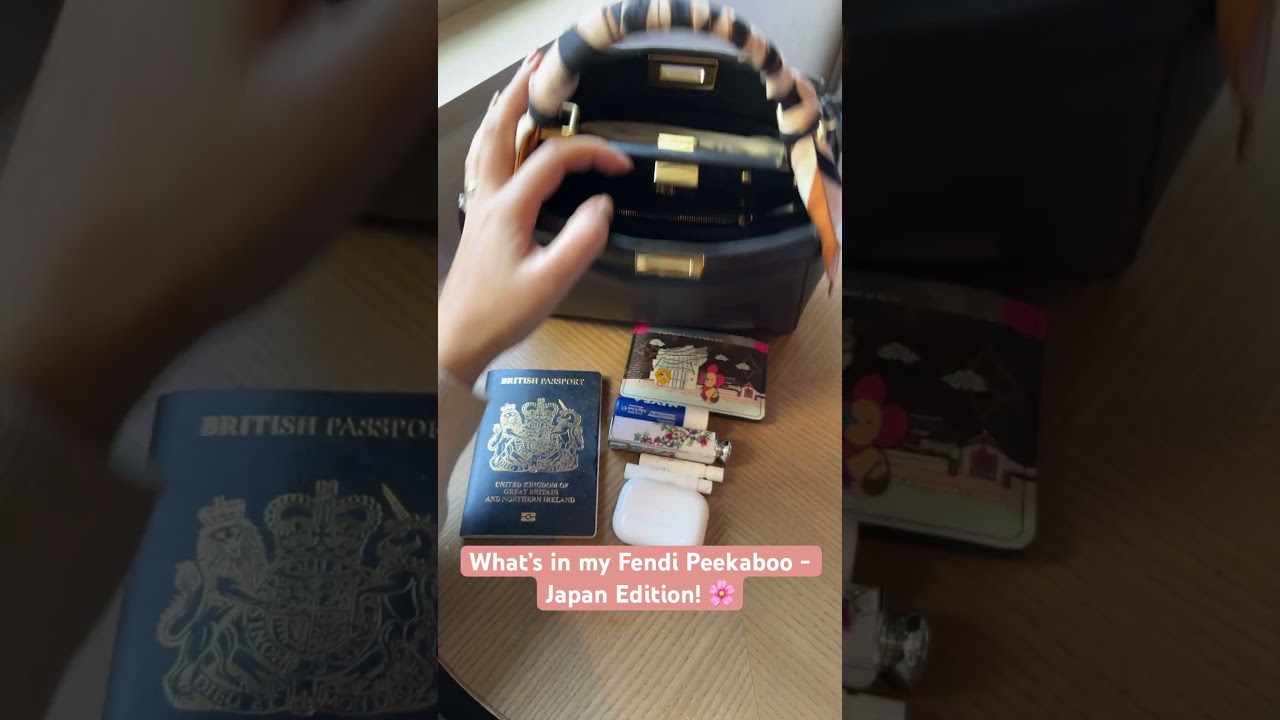 What’s in my Fendi Peekaboo - Japan Edition! 