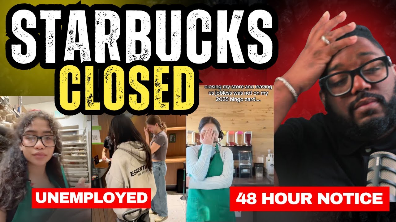 400 Starbucks Closing | Starbucks Employees Crying over losing their job with 48 hours notice