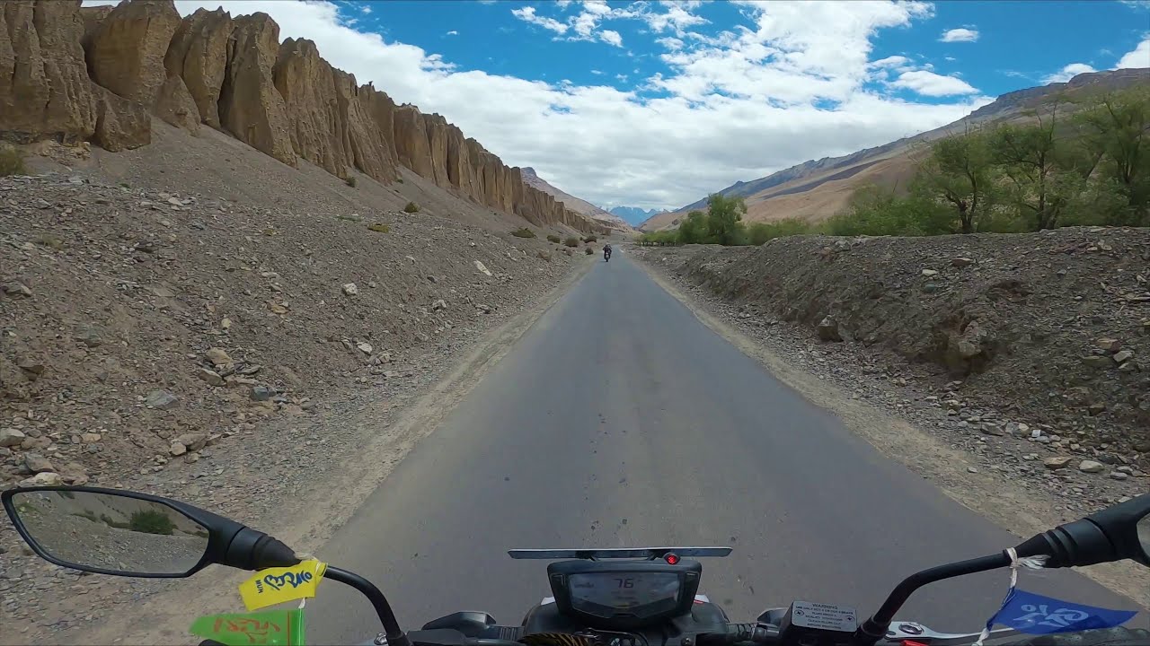 KAZA TO DHANKAR MONASTERY | Spiti Valley Circuit in 4K 2022 |  Ep 7 | Apache 200 | LEH-MANALI