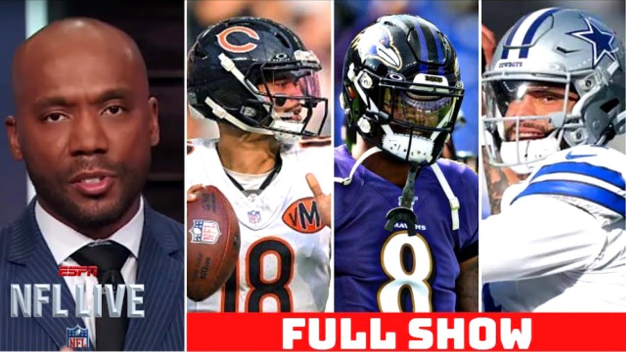FULL NFL LIVE | Caleb Williams win MVP? Ravens AFC title? Tua wins Falcons QB1? Cowboys wins SB?