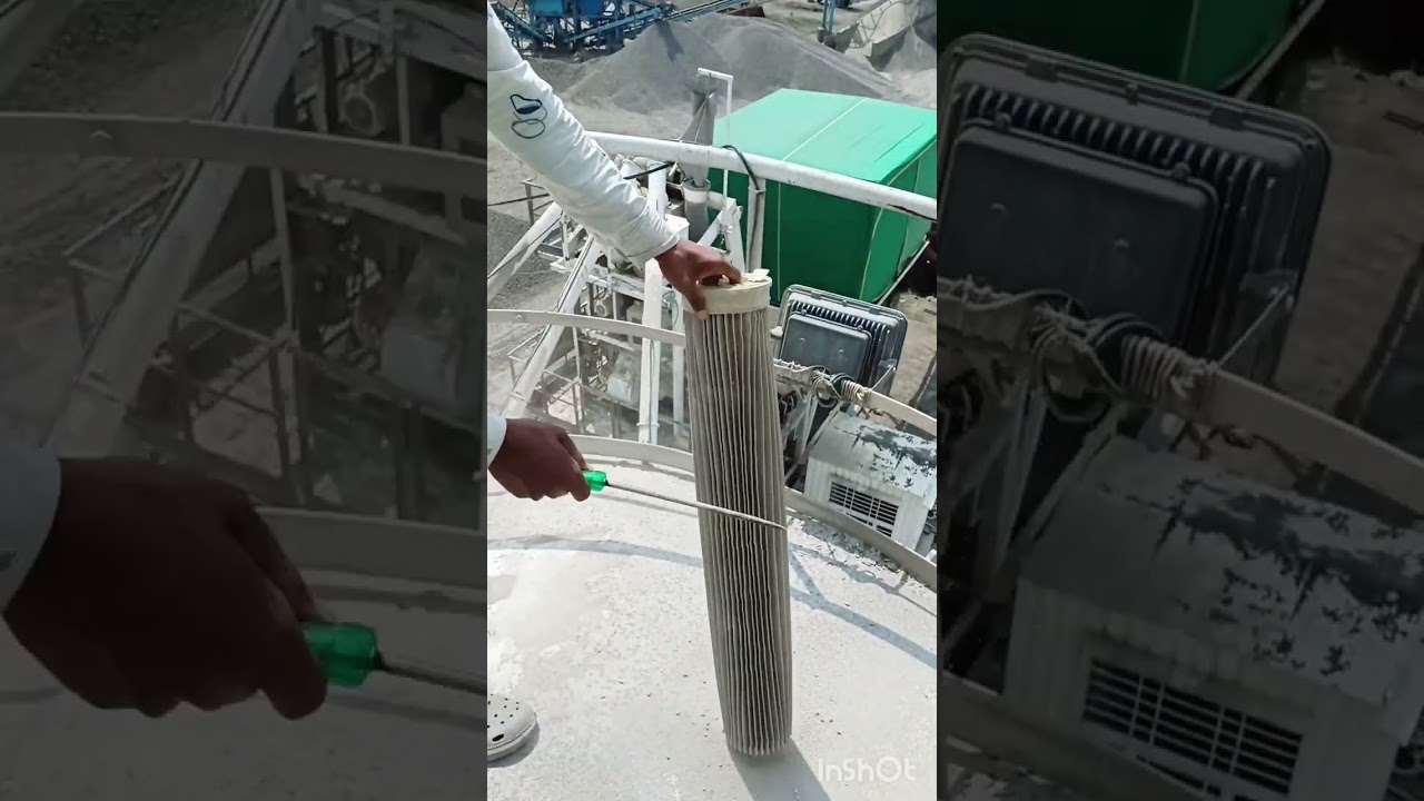 Batching plant Silo Filter Cleaning.....