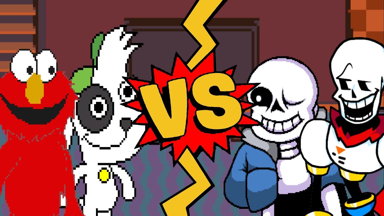 M.U.G.E.N Battles | Elmo/Doki vs Sans/Papyrus