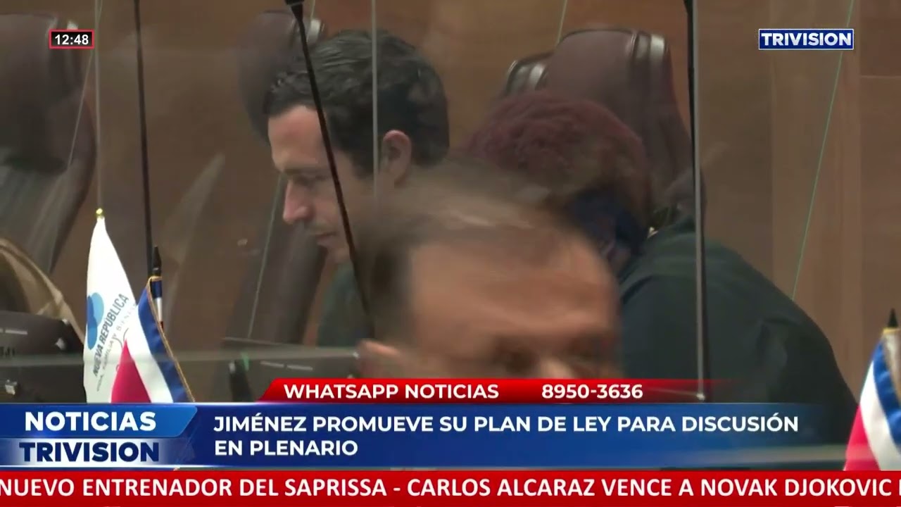 Gilbert Jiménez a la Asamblea Legislativa, que respalden la vía rápida para discutir entrega del ROP