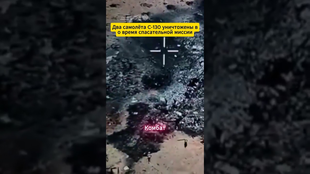 Два самолёта C‑130 уничтожены во время спасательной миссии #aviation