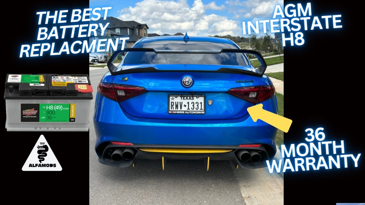 Лучшая замена аккумулятора для Alfa Romeo Giulia 2.0T или QV (устранение проблем с запуском и ост...