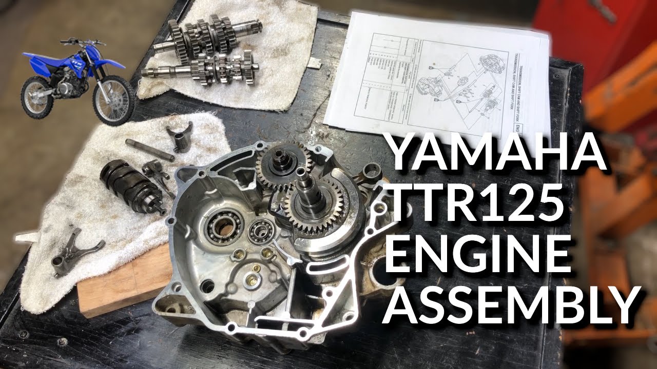 Yamaha TTR125 Complete Engine Assembly -TTR125 Restoration Part 5