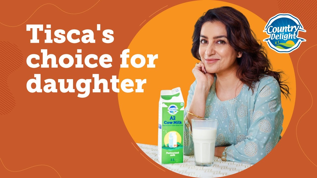 Tisca Chopra trusts Country Delight A2 Cow Milk for Tara