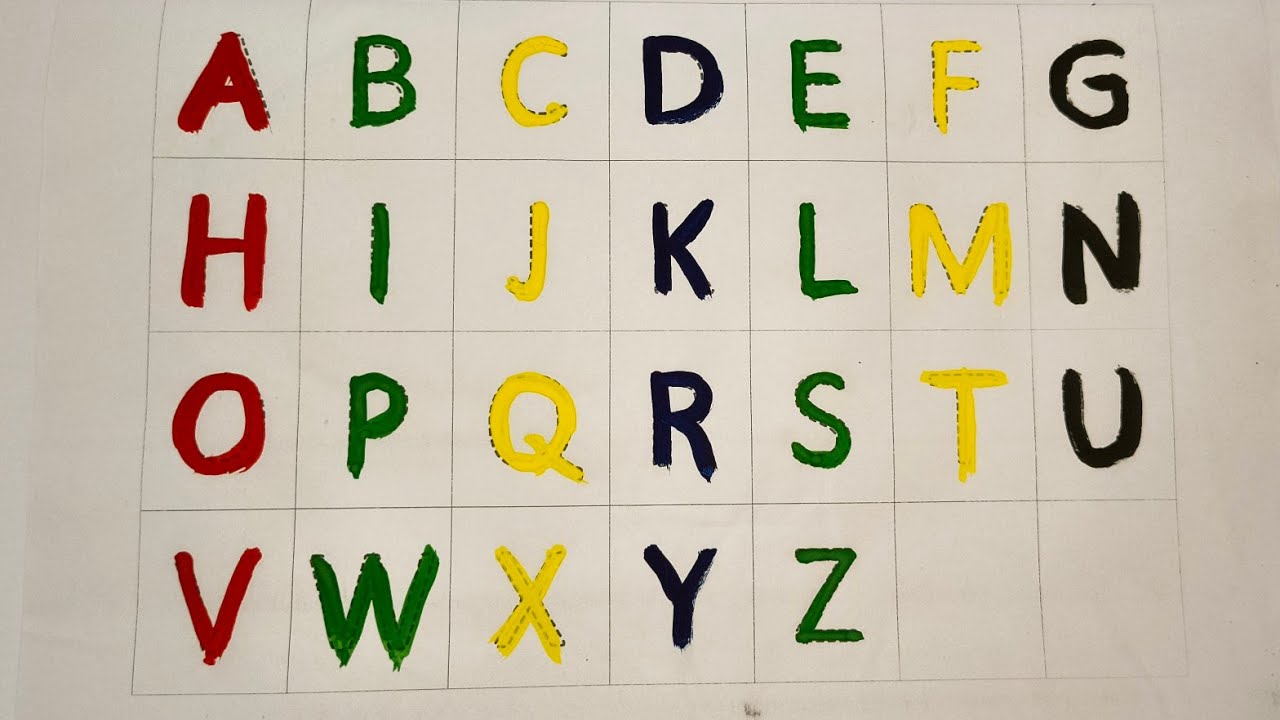 Kids Learning English Alphabet A to Z