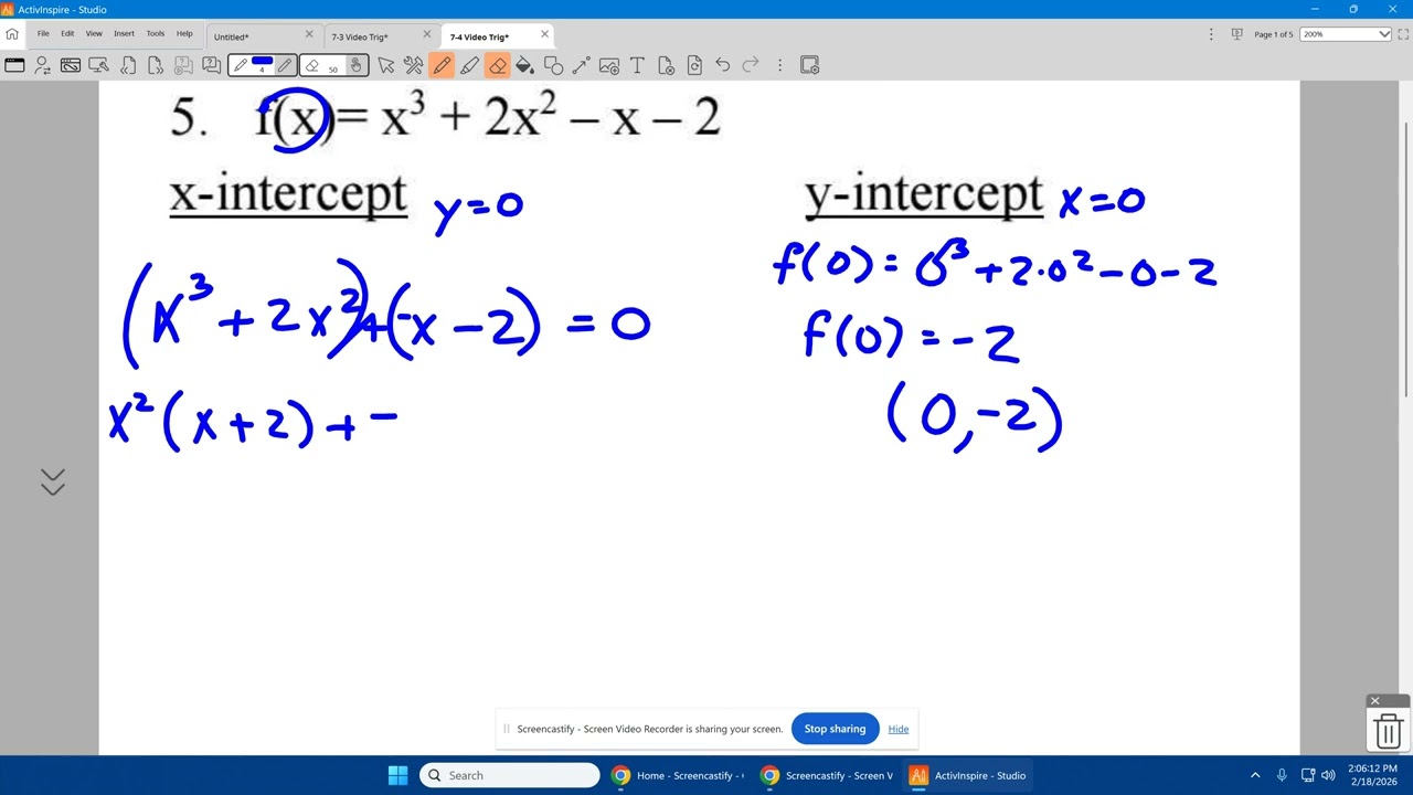 Trig 7-4 #5 2026