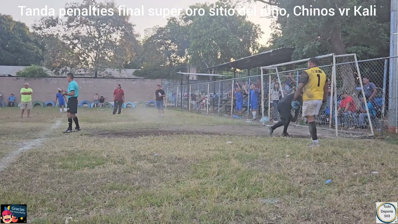 Tanda penalties final super oro sitio del niño, Chinos vr Kal