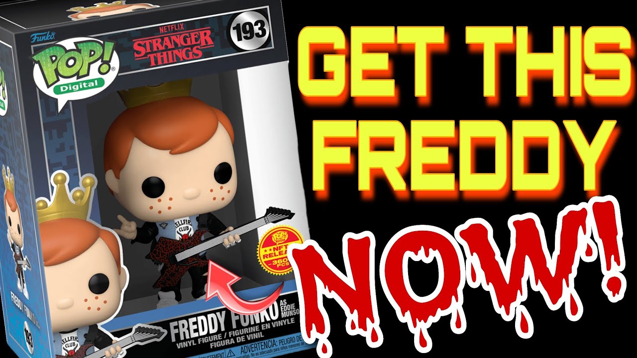 GET THIS FREDDY FUNKO NOW! | FUNKO STRANGER THINGS NFT PACK OPENING | EPIC LEGENDARY GRAIL