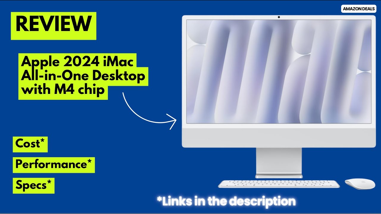 Обзор Apple iMac M4 2024 года | 24-дюймовый Retina-дисплей, 24 ГБ ОЗУ, 512 ГБ SSD | Мощный монобл...
