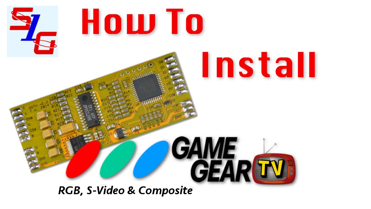 How To Install GGTV GameGear RGB AV SVideo Mod