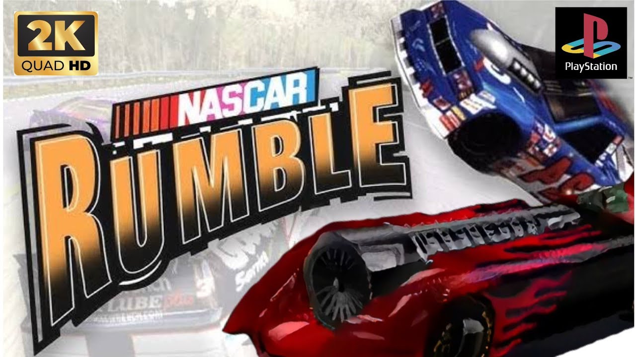 Nascar Rumble [PS1] | Secret Code All Cars & Track [FHD]