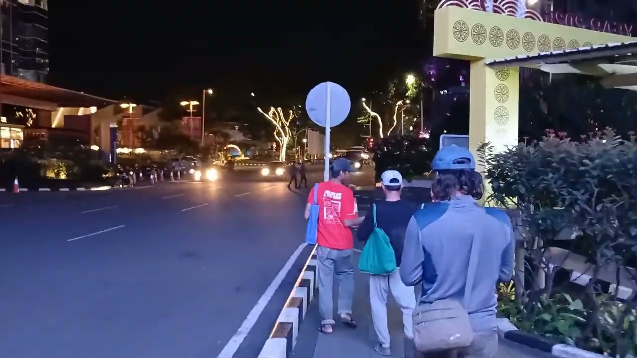 SCBD Jakarta Night Walk 🇮🇩 | Real Life Virtual Walking in Elite Business District