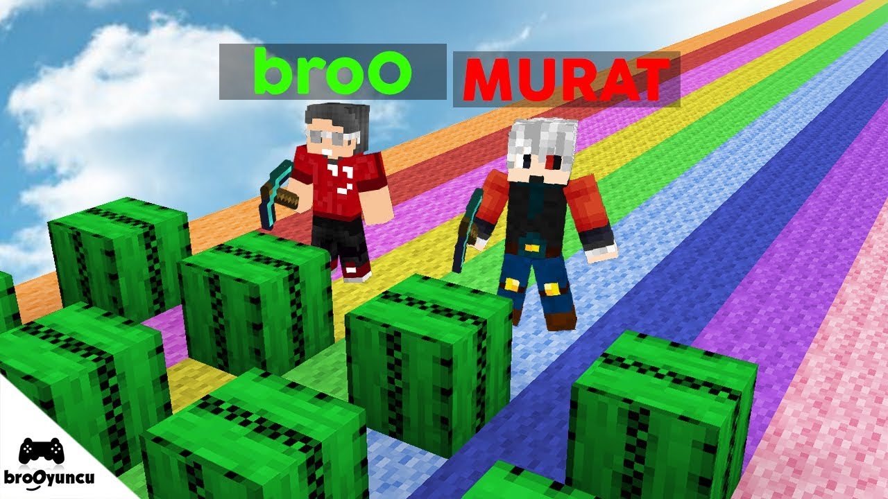 MİNECRAFT KAKTÜS YARIŞI ŞANS BLOKLARI SAVAŞI