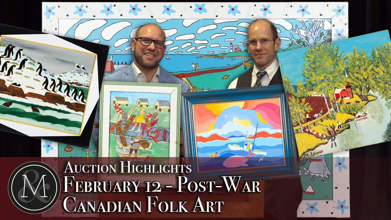 Top 5 Auction Highlights | Post-War Canadian Folk Art | February 12 | Miller & Miller Auctions