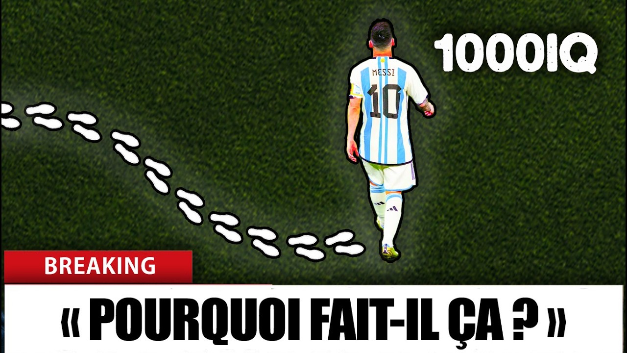 Pourquoi Messi passe-t-il 83 % du match à marcher ?