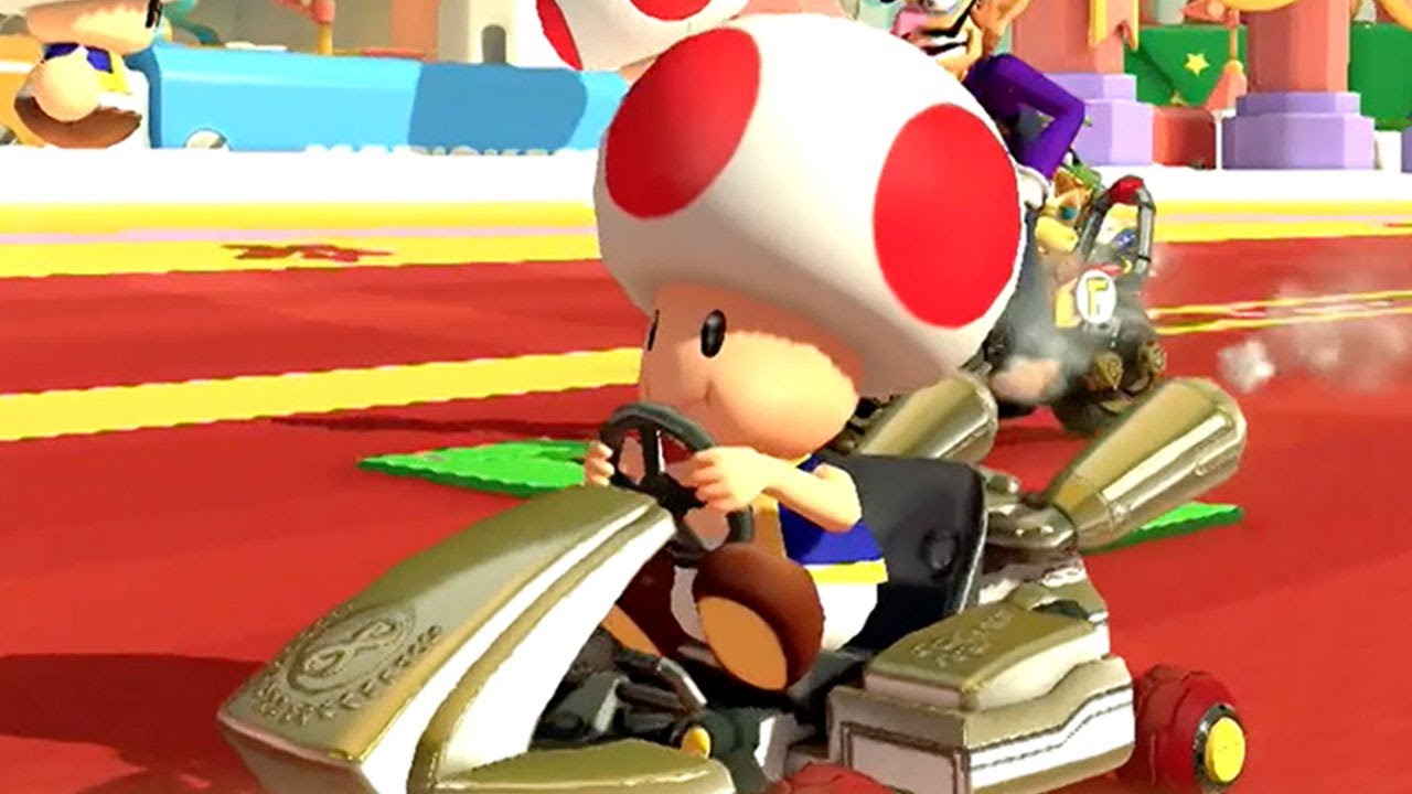 Mario Kart 8 Deluxe - Bell Cup 100cc - Toad Gameplay
