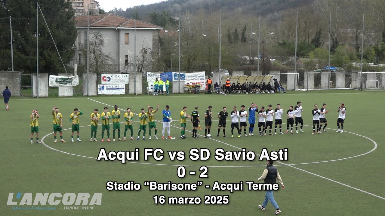 Calcio - Acqui FC vs SD Savio Asti 0 - 2 (16 marzo 2025)