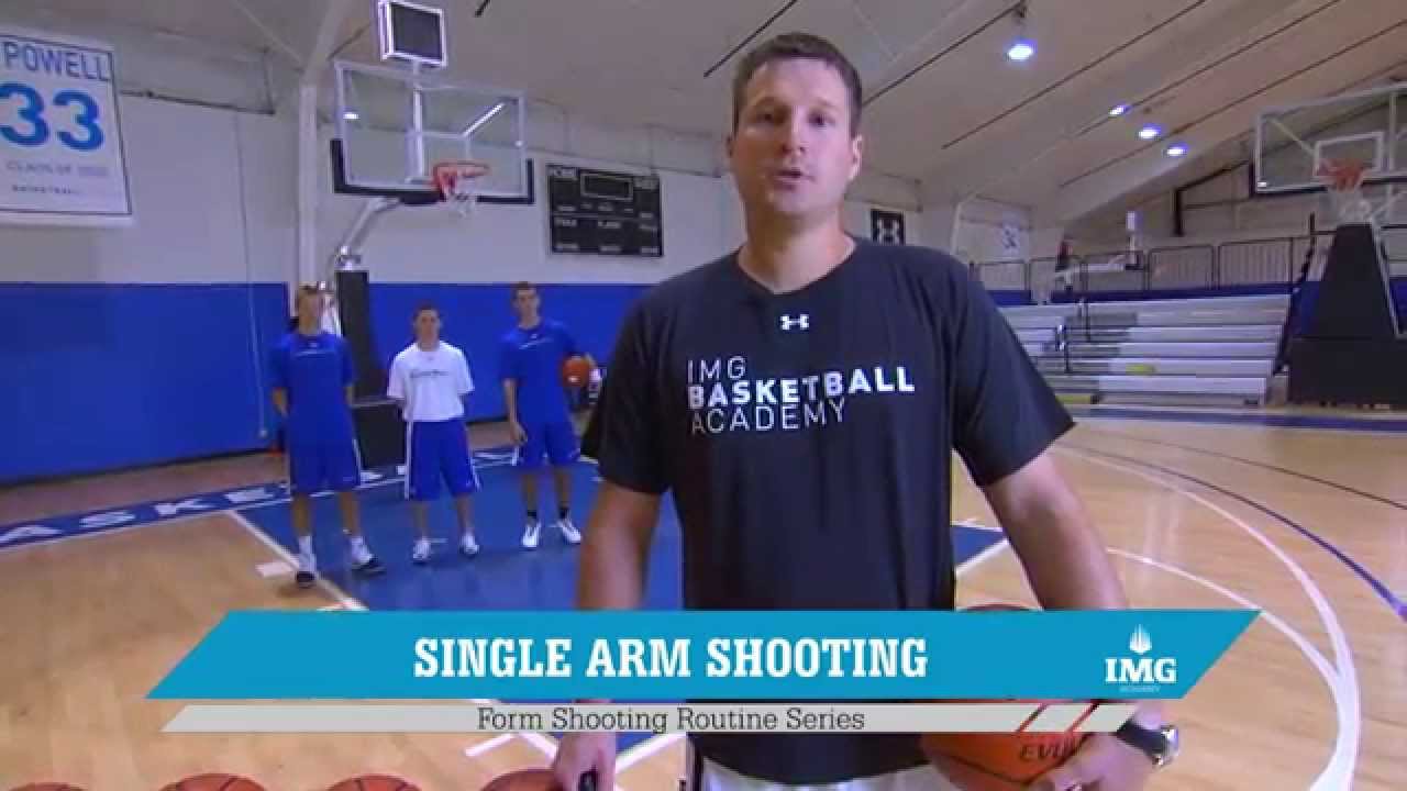 Basketball Shooting Drills - Form Shooting Routine Series by IMG Academy basketball program (1 of 7)