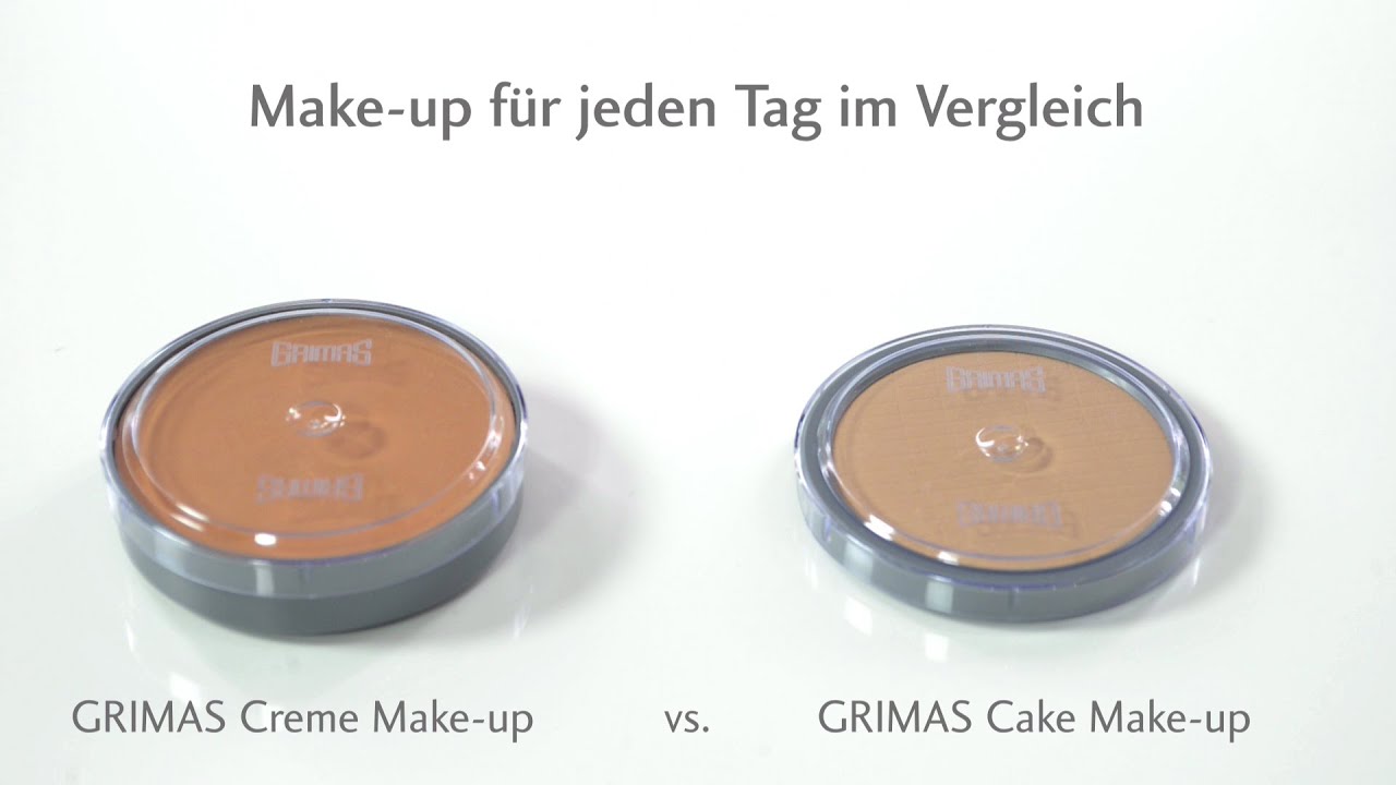 GRIMAS Cake Make-up vs Creme Make-up