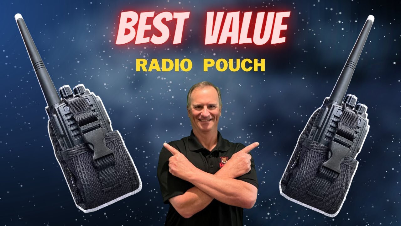 High Value Low Cost HT Handheld Transceiver Radio Pouch / Case / Holster by G Gabil Radio
