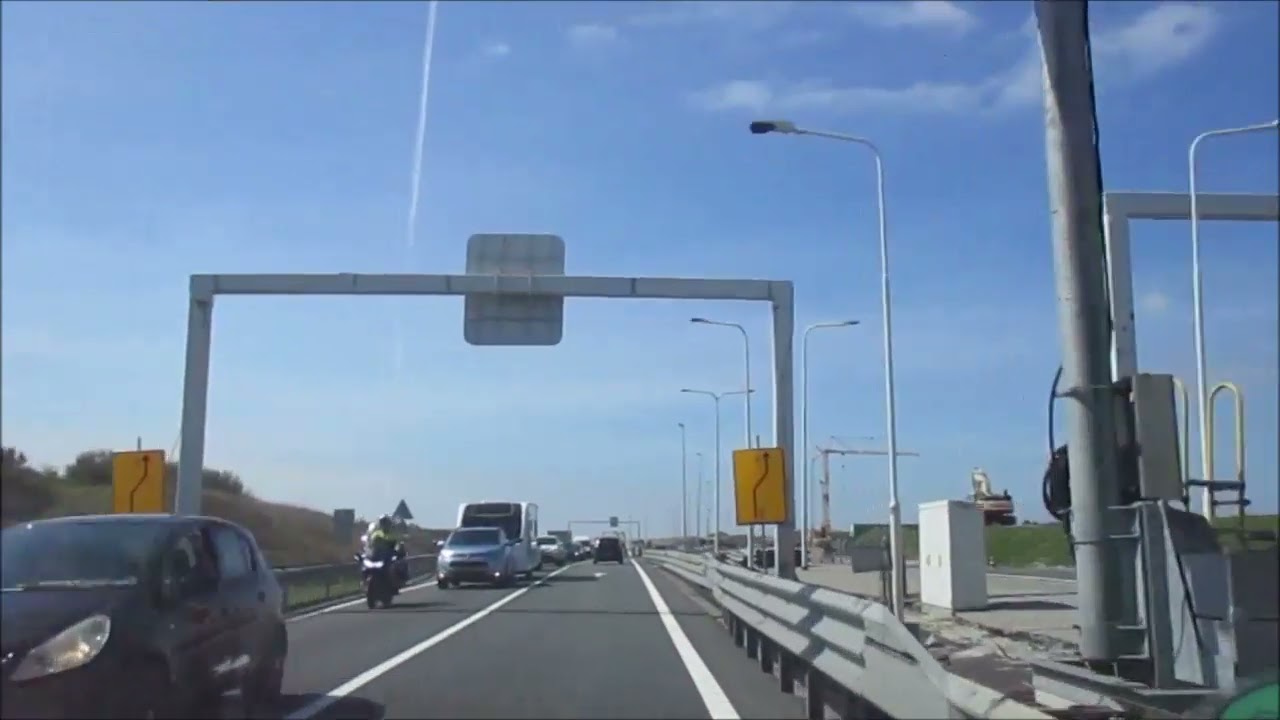 Fahrt ab Makkum, Abschlussdeich , Den Oever ,Tulpenfeld Besuch und nach Enkhuizen in der Niederlande