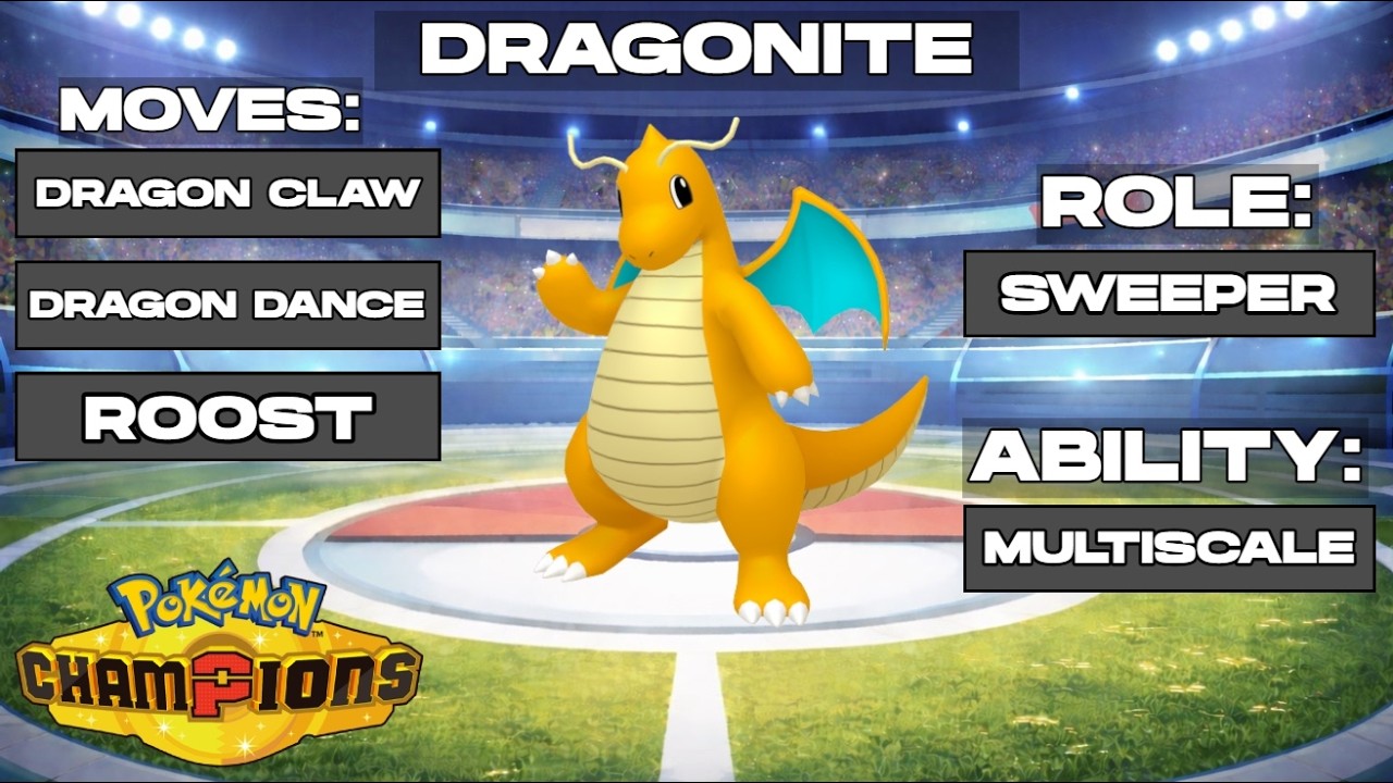 EVERYTHING YOU NEED TO KNOW ABOUT DRAGONITE IN POKEMON CHAMPIONS!