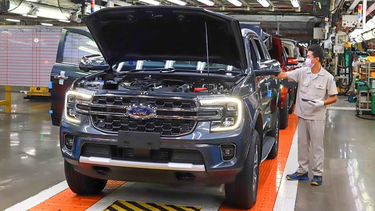 Ford Ranger & Everest (2023) PRODUCTION Line in Thailand