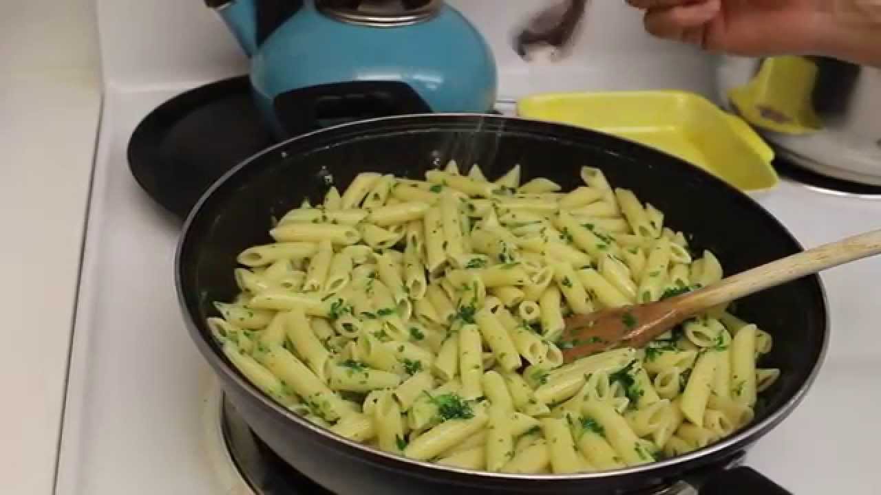 Pasta Con Perejil Muy Facil!!