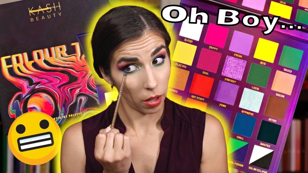 Я НАШЛА НА ВЫБОР НОВОЙ ПАЛИТРЫ?? | Впервые пробую палетку Colour Trip от Kash Beauty!