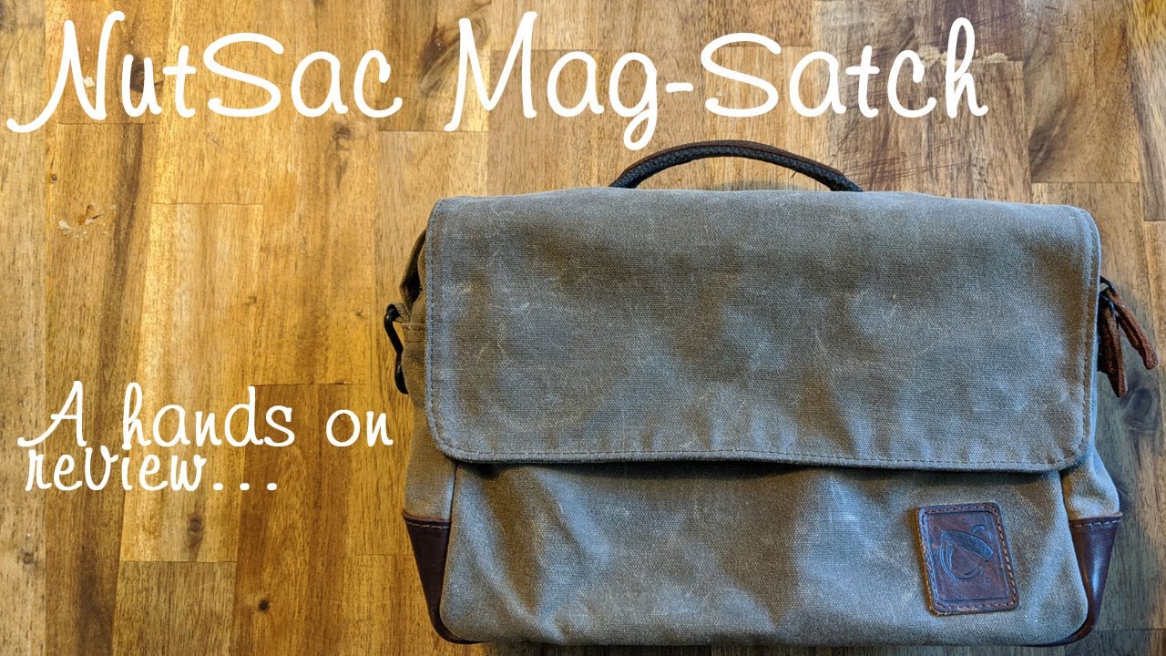 NutSac Mag-Satch men's satchel / over-the-shoulder bag - hands on review.