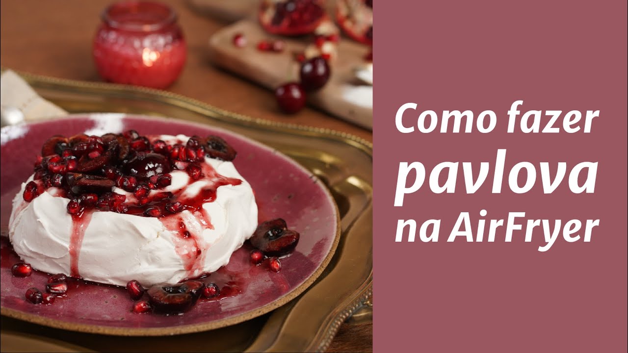 Pavlova na AirFryer | Sobremesa incrível para 2 | Com Rita Lobo