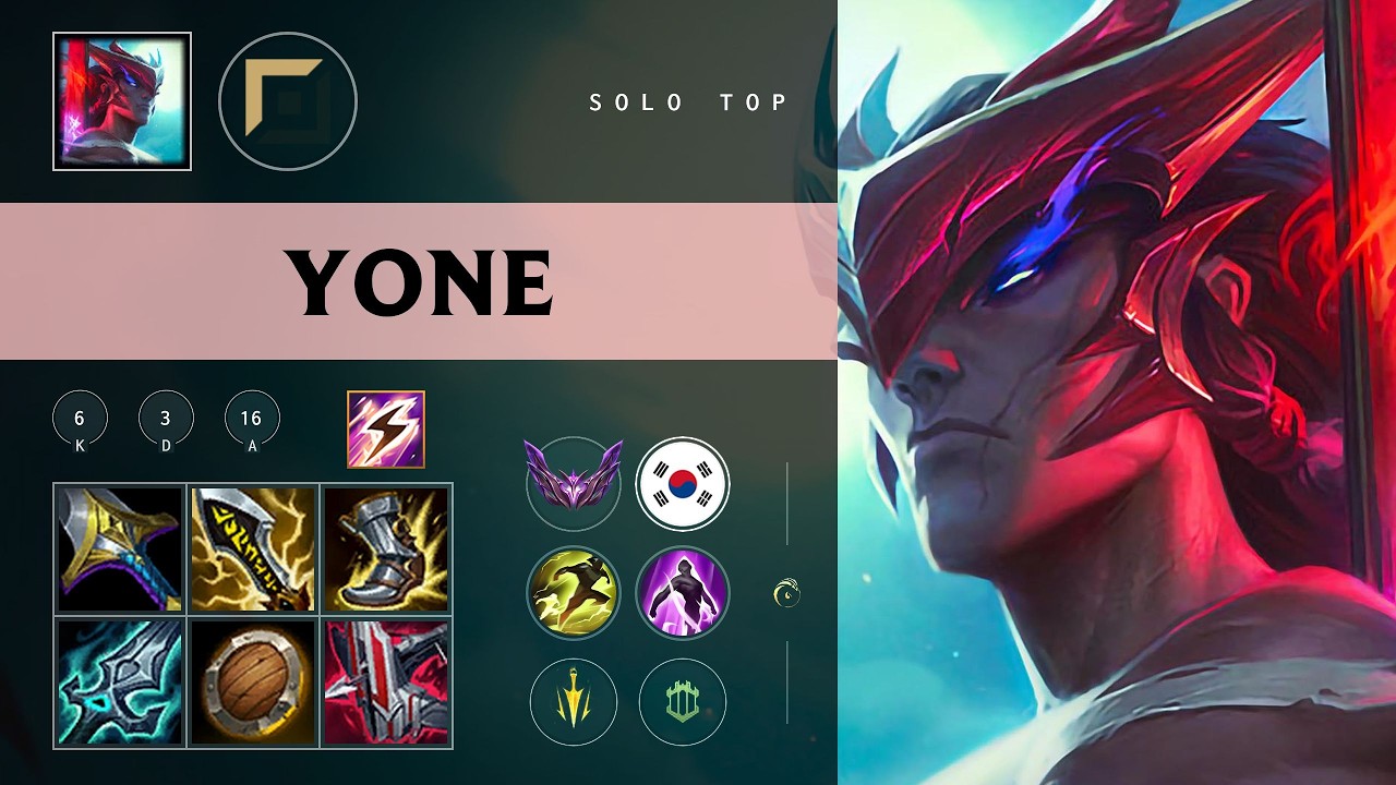 Yone Top vs Akali - KR Master Patch 26.10