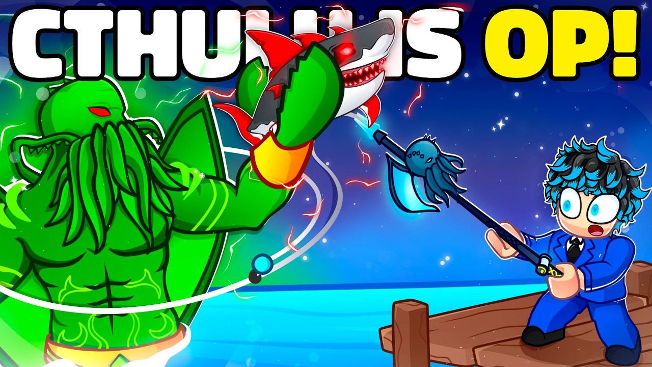 Используйте CTHULU, чтобы поймать самую редкую рыбу, существующую в Roblox Fisch