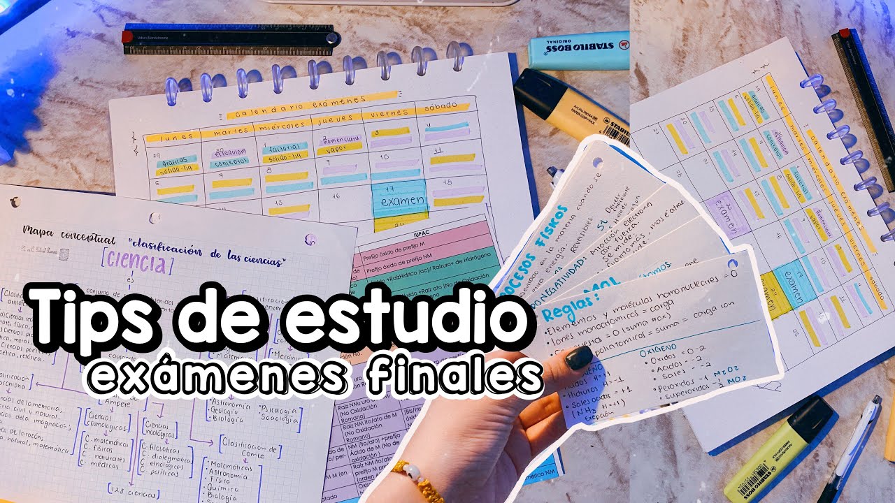 TIPS DE ESTUDIO PARA TUS EX&Aacute;MENES FINALES  - DanielaGmr ✨