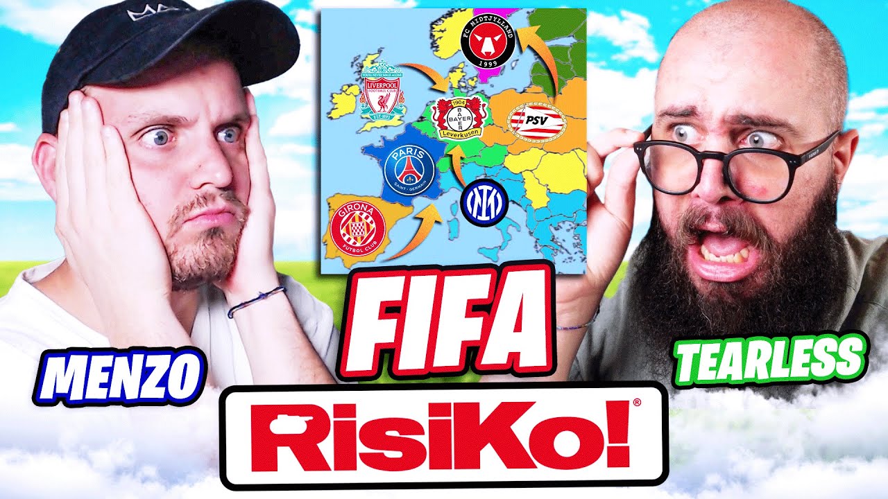 IL RITORNO DELLA SFIDA FOLLE!! MENZO VS TEARLESS RAPTOR SU FIFA RISIKO