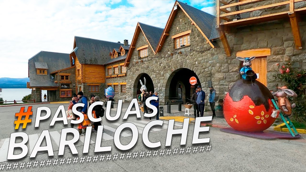 Recorriendo BARILOCHE en PASCUAS I PATAGONIA I RIO NEGRO I ARGENTINA I 4K Walking Tour VLOG