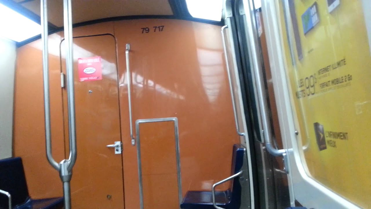 STM Montreal Metro ride on the blue line