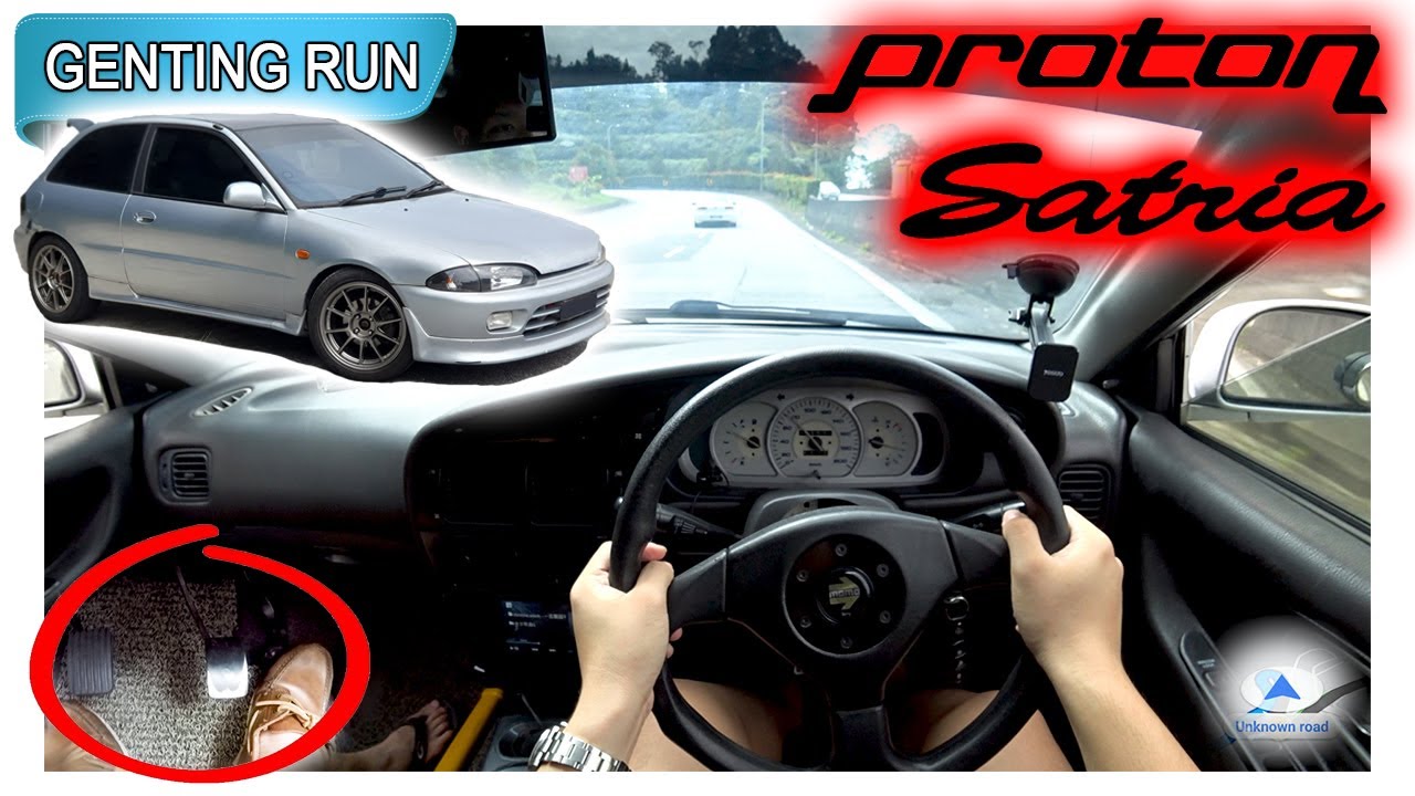 1996 Proton Satria 1.3L 4G13 Carburetor | Malaysia #POV [Genting Run 冲上云霄] [CC Subtitle]