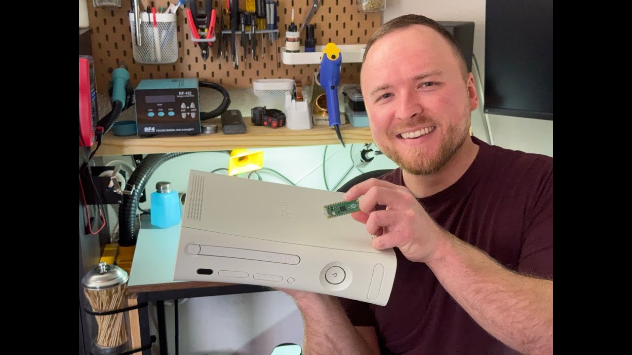 Let's JTAG an Xbox 360 with a Raspberry Pi (2026) | RROD Fix, Capacitor Replacement