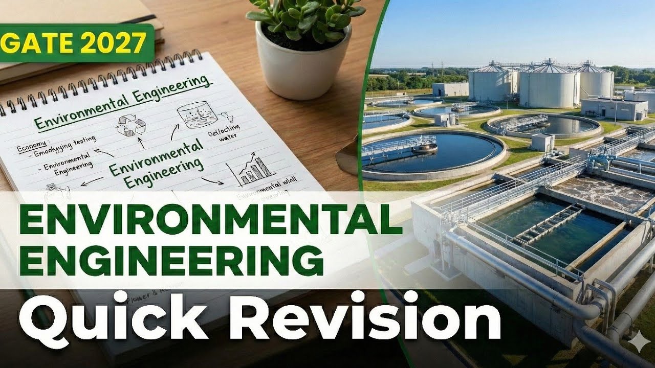 Complete Revision of Environmental Engineering for GATE 