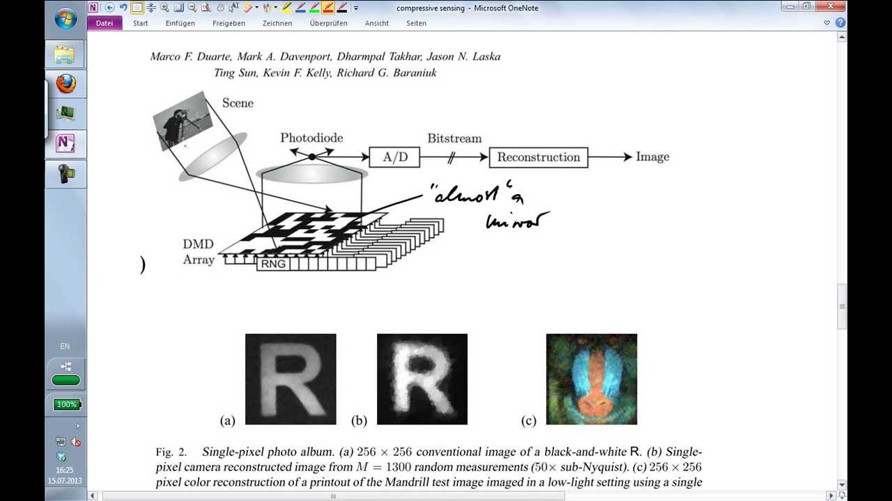 10.3 Compressive Sensing | Image Analysis Class 2013