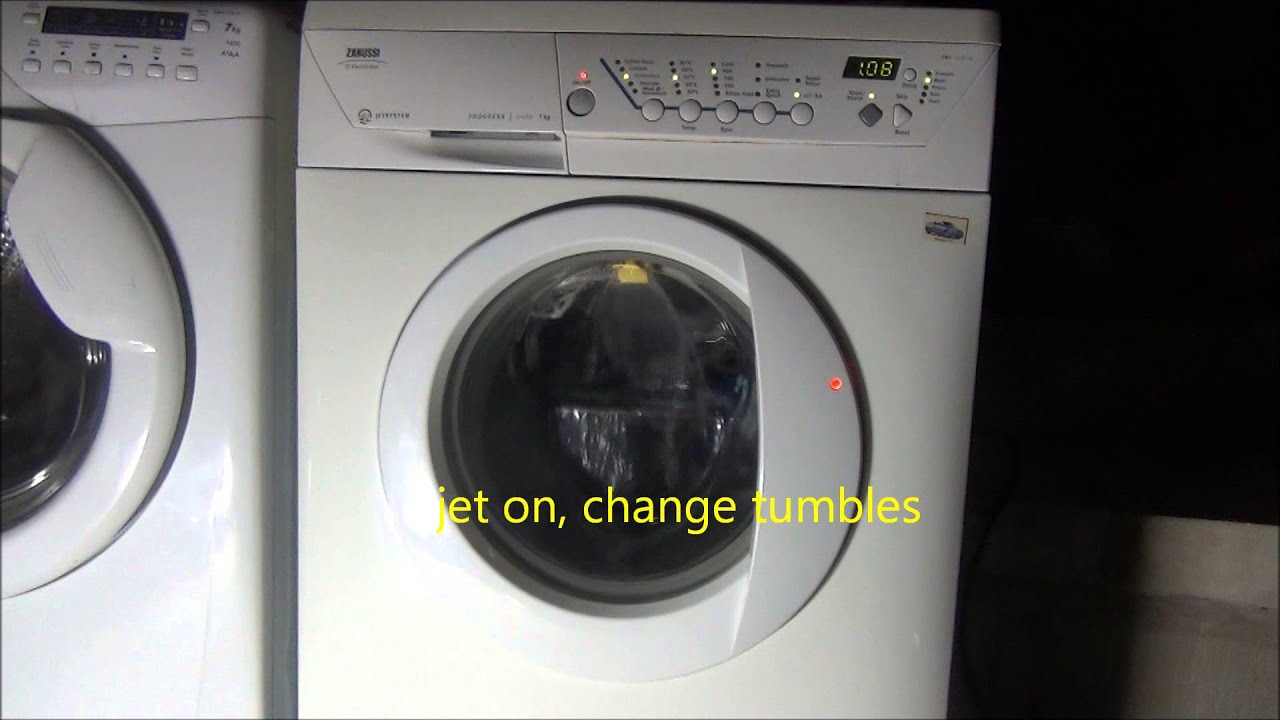 Zanussi Progress Jetsystem ZWF1437 : Synthetics 50'c + AA 40 option