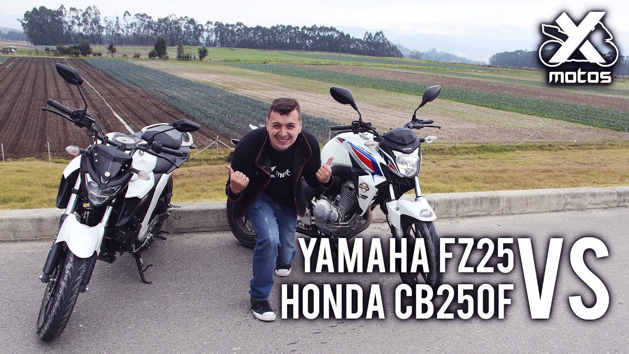 YAMAHA FZ25 VS HONDA TWISTER │X MOTOS