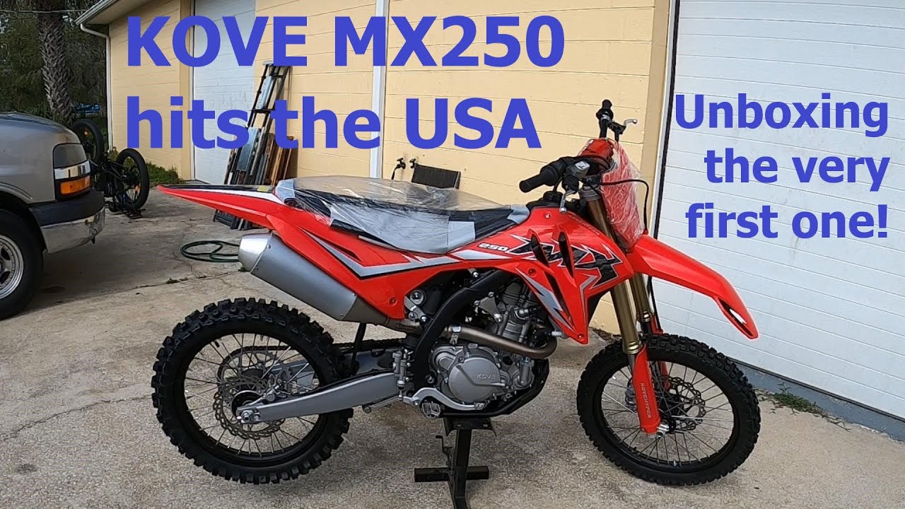 FIRST LOOK - UNBOXING THE FIRST KOVE MX250 TO LAND STATESIDE