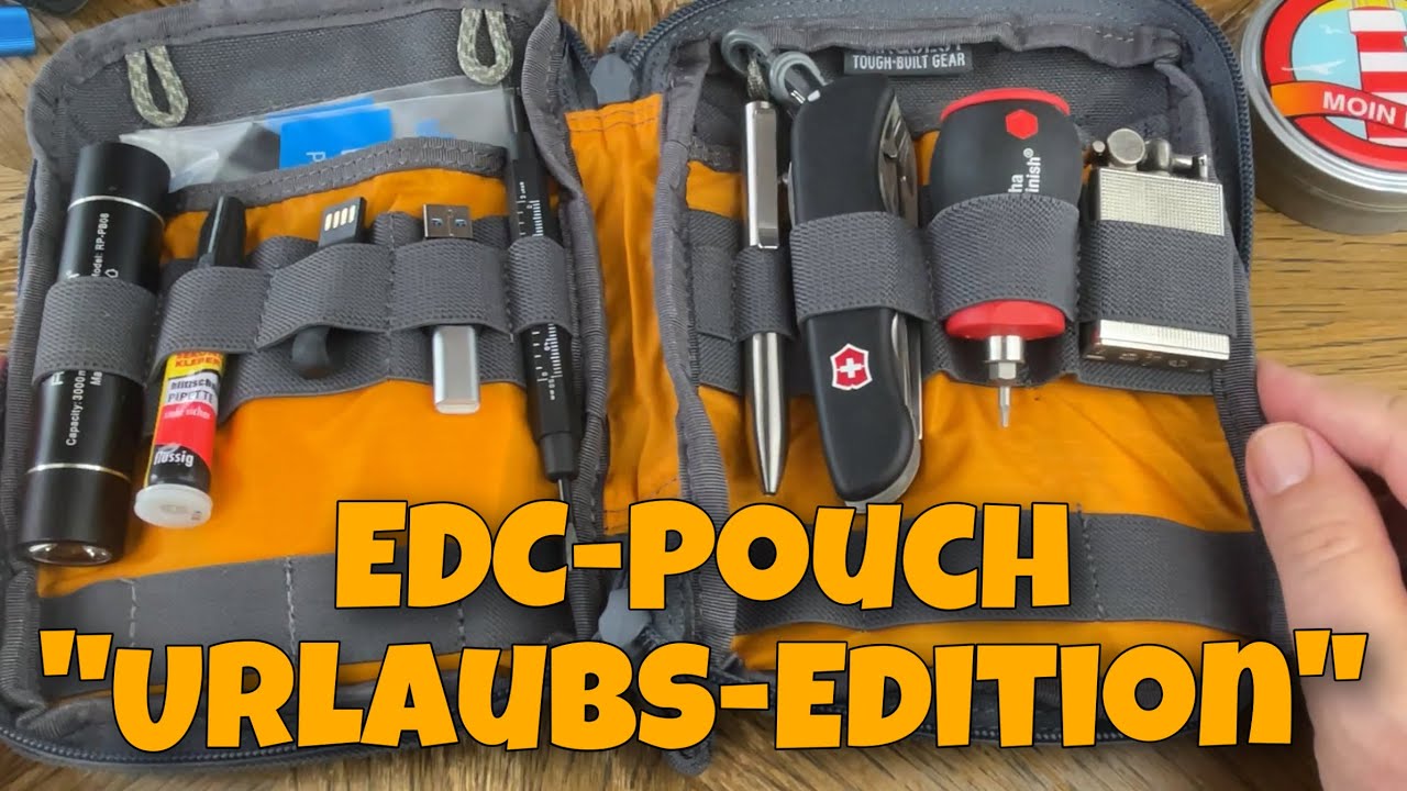 🚨 EDC-Pouch — “Urlaubs-Edition“ ‼️ Meine EDC-Tasche für den Urlaub 🚨
